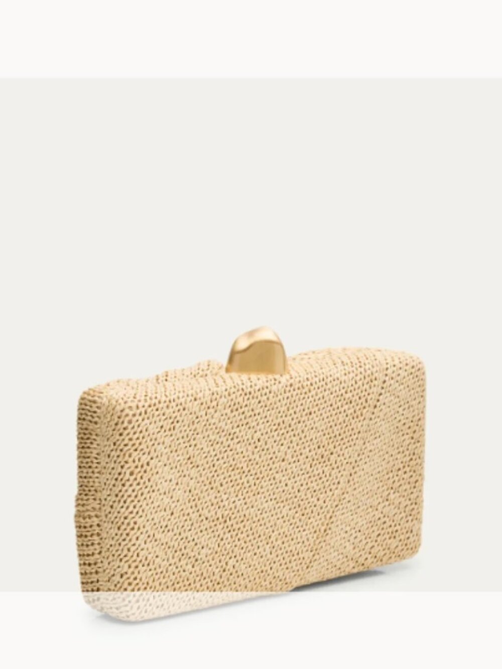 Cult Gaia NWT Lisse Twisted Raffia Clutch Bag - Picture 2 of 6